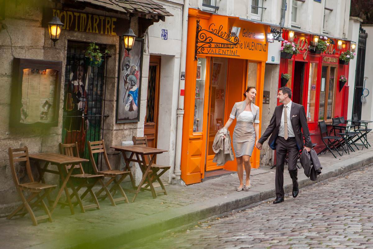 Hochzeitsfotos in Paris